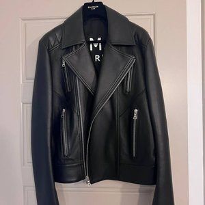 Balmain Leather Jacket L